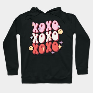 XOXO retro valentine sublimation Hoodie